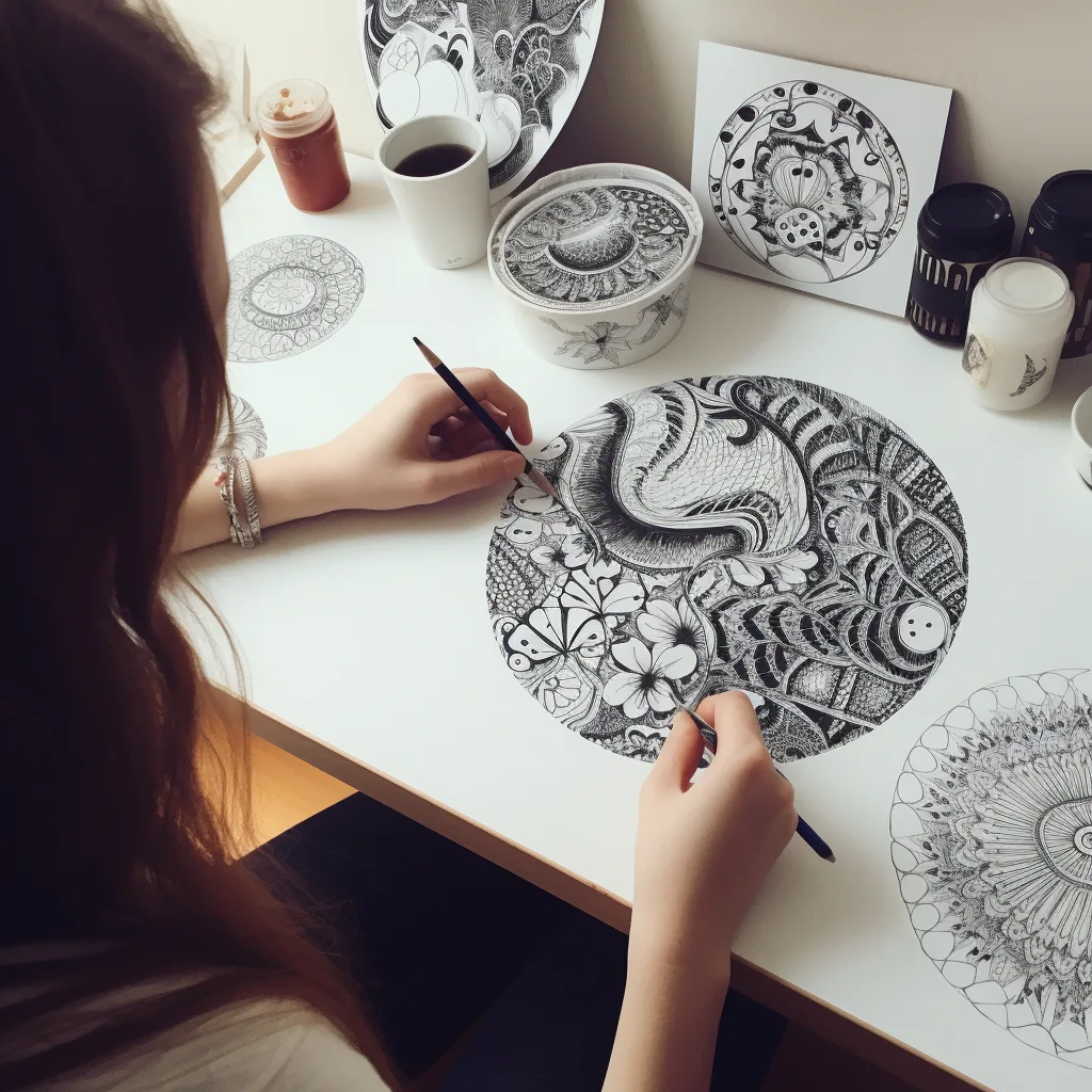 Le Zentangle pour lutter contre le craving.