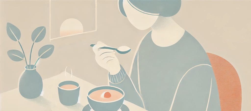 Manger pour le réconfort