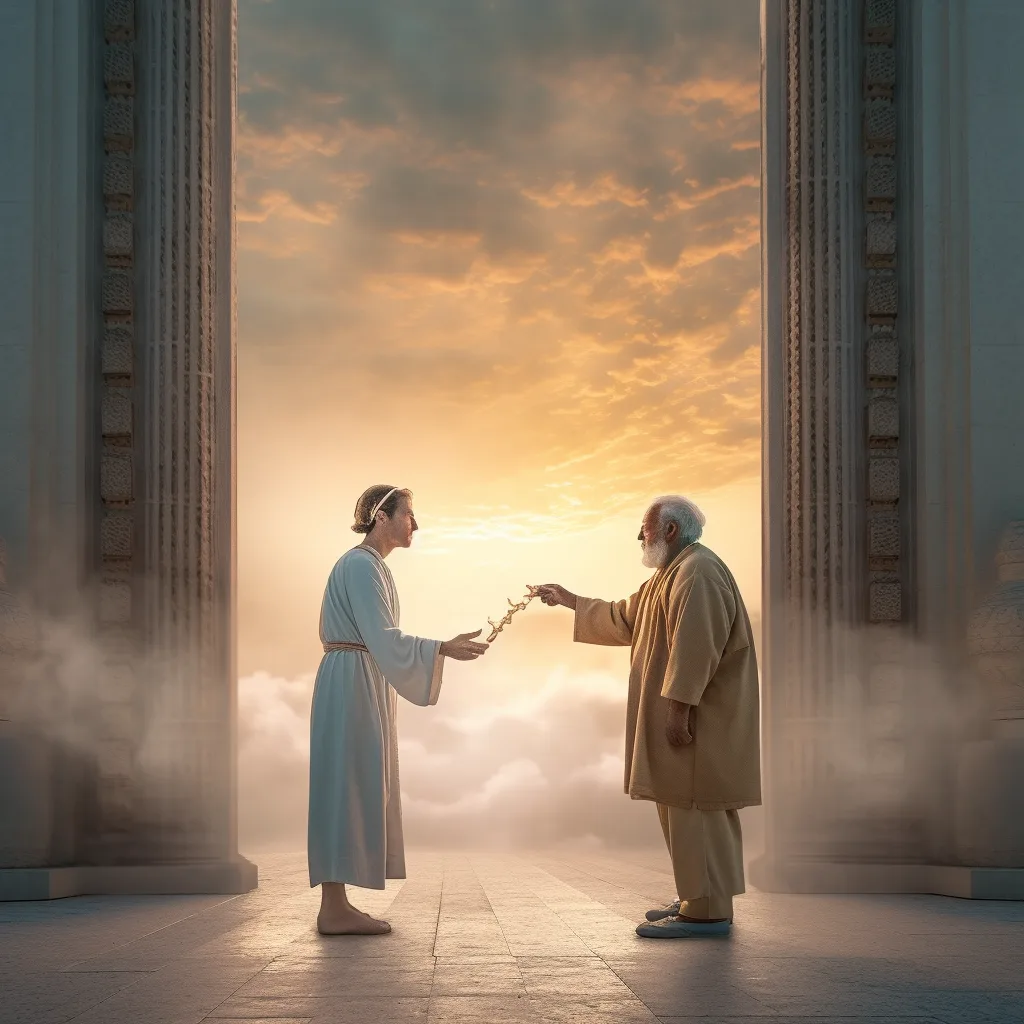 Une discussion avec Saint-Pierre sur le foie…