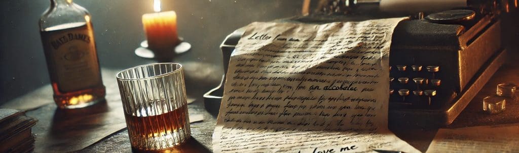 Lettre d'un alcoolique à toi, que j'aime et qui m'aime.