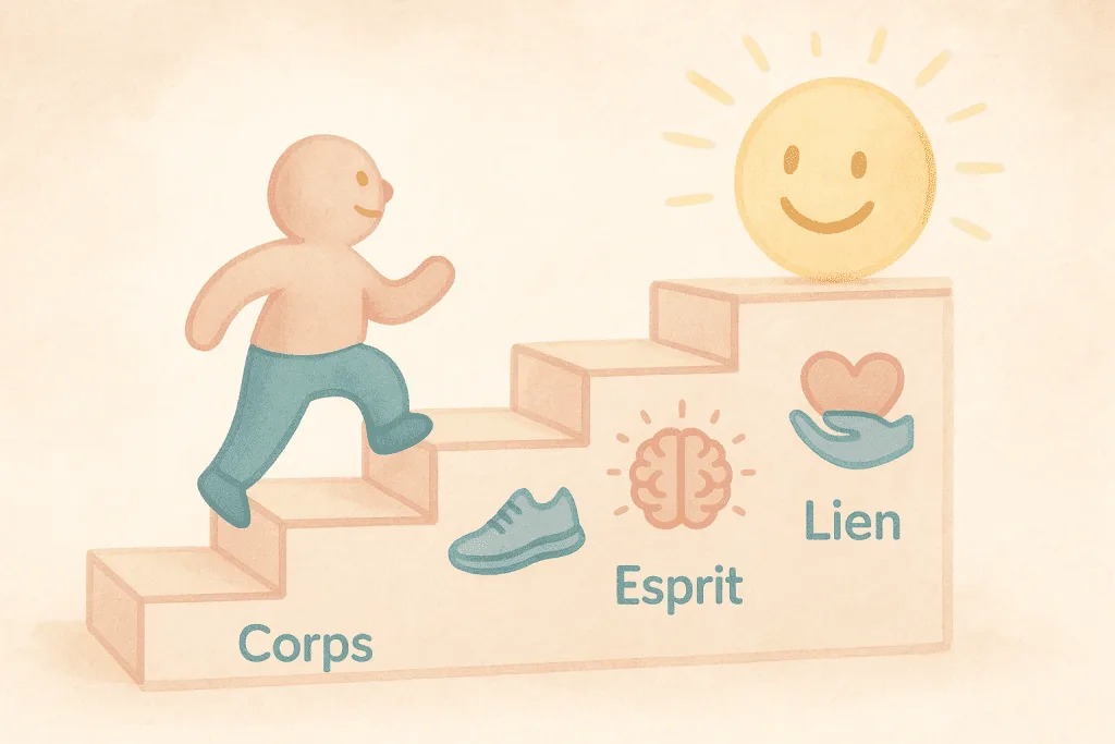 3. Sept pratiques validées par la science pour booster ton bonheur : corps, esprit, liens